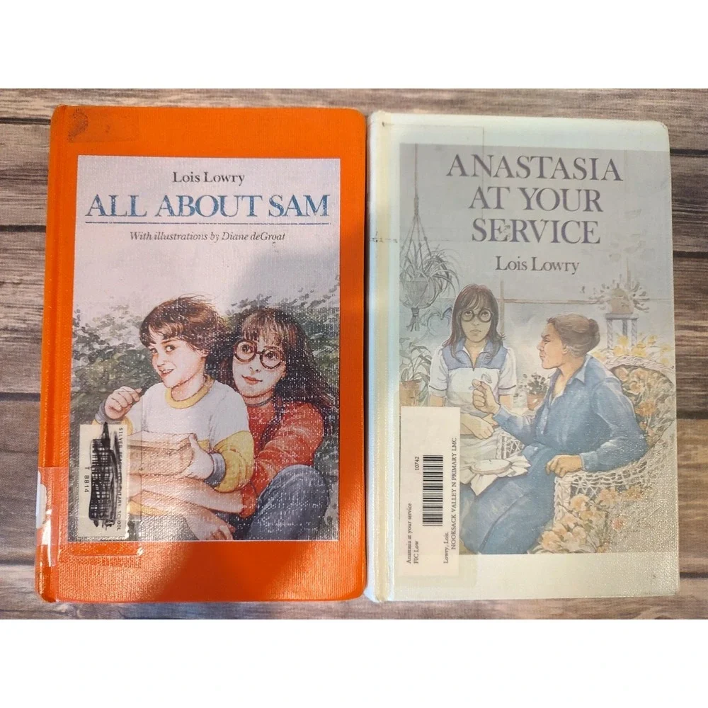 Vtg Hardcover Lowis Lowry All About Sam Anastasia At Your Service